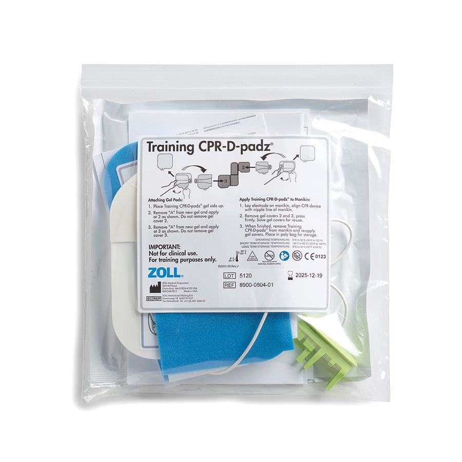 Zoll Training CPR-D Padz Electrode 1 Pair 8900-0804-01 Zoll Training CPR-D Padz Electrode 1 Pair 8900-0804-01